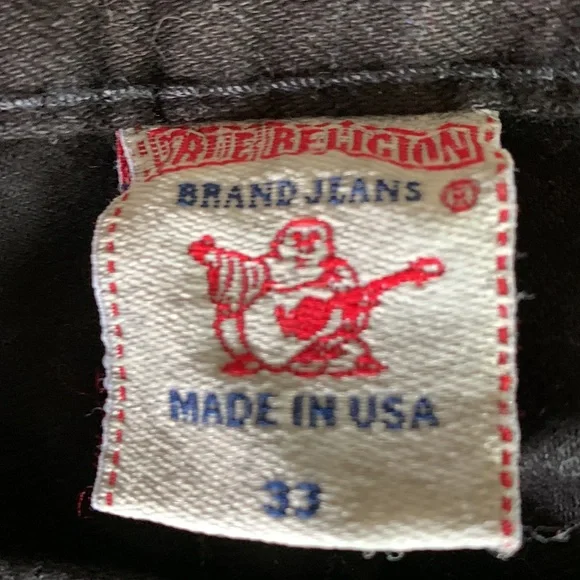 True Religion mens Ricky jeans size 33